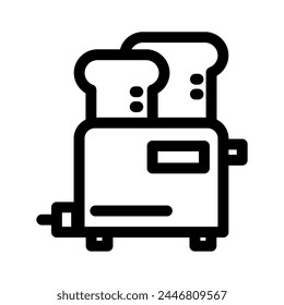 toaster icon or logo isolated sign symbol vector illustration - high quality black style vector icons
