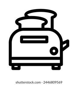 toaster icon or logo isolated sign symbol vector illustration - high quality black style vector icons
