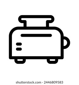 toaster icon or logo isolated sign symbol vector illustration - high quality black style vector icons
