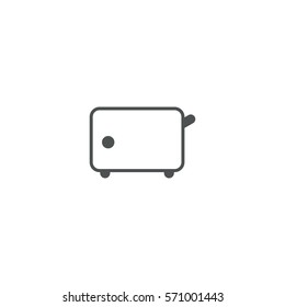 toaster icon. sign design
