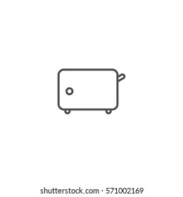 toaster icon. sign design