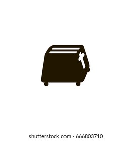 toaster icon. sign design