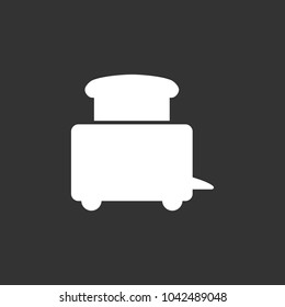 Toaster icon, stock vector, eps10.