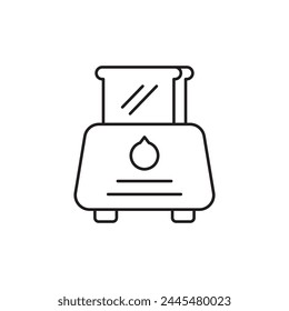 Toaster icon, template for graphic and web design. vector illustration