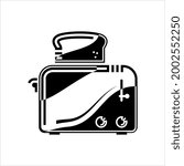 Toaster Icon, Toaster Vector Art Illustration