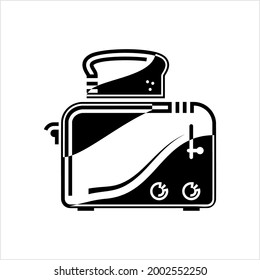 Icono De Tostadora, Ilustración De Arte Vector De Tostadora