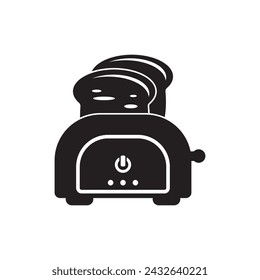 Toaster Icon, Toaster Vector Art Illustration