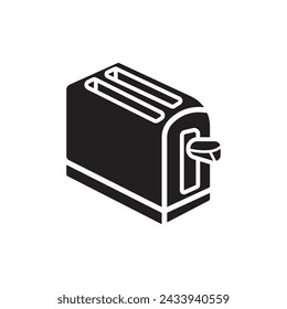 Toaster Icon, Toaster Vector Art Illustration