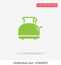 Toaster icon. Vector concept illustration for design.