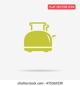 Toaster icon. Vector concept illustration for design.