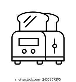 Toaster Icon Vector Design Illustration