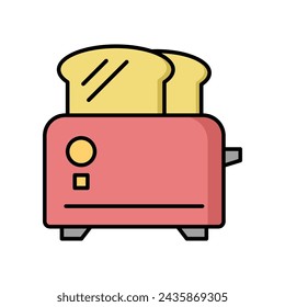 Toaster Icon Vector Design Illustration