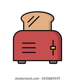 Toaster Icon Vector Design Illustration