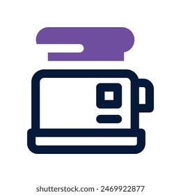 toaster icon. vector dual tone icon for your website, mobile, presentation, and logo design.