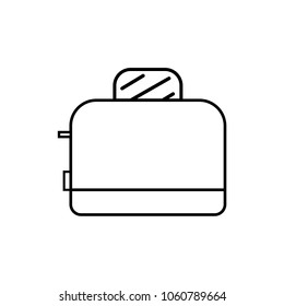 Toaster icon. Vector illustration.