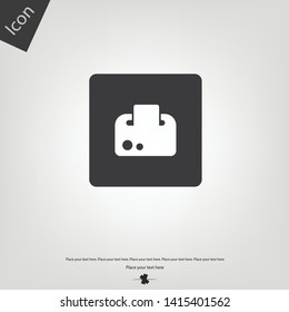 Toaster icon. Vector illustration sign