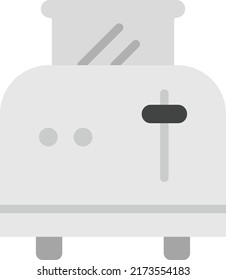 Toaster icon vector image. Can also be used for Food, Drinks and Confectionery. Suitable for mobile apps, web apps and print media.