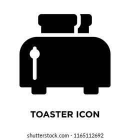Toaster icon vector isolated on white background, Toaster transparent sign , food symbols