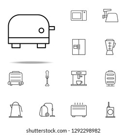 toaster icon. web icons universal set for web and mobile