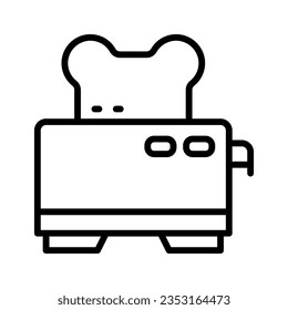 toaster icon for your website, mobile, presentation, and logo design.