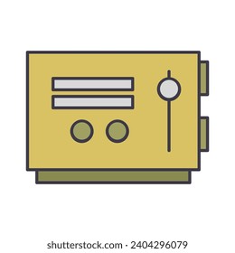 Toaster auf weißem Hintergrund