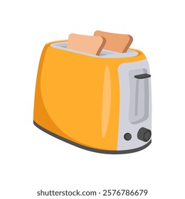 Toaster, Kitchen Vector Illustration Isolated