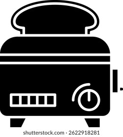 Línea de tostadora Vector Icon Design
