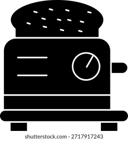 Línea de tostadora Vector Icon Design
