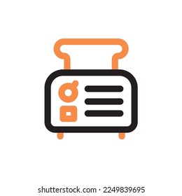 toaster machine icon two tone