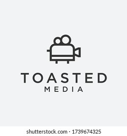 toaster movie logo. toaster icon