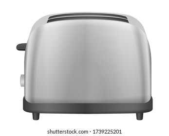 Toaster on a white background. Vector illustration.