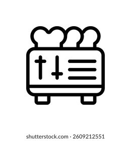 Toaster Outline Icon. Toaster Icon