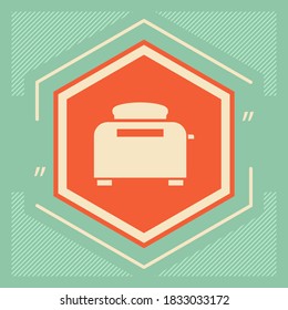 Toaster Oven icon. Graphic elements for your design