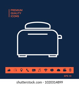 Toaster Oven linear icon
