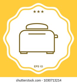 Toaster Oven linear icon