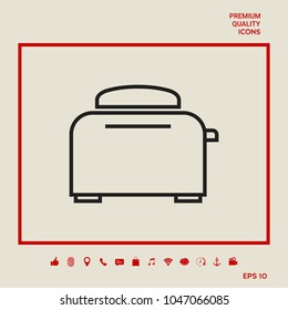 Toaster Oven linear icon