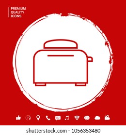 Toaster Oven linear icon