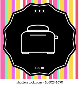 Toaster Oven linear icon