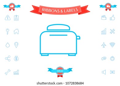 Toaster Oven linear icon