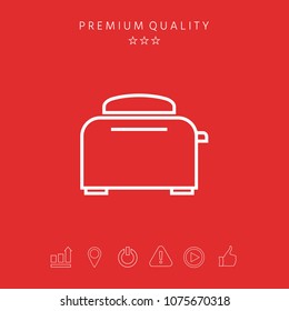 Toaster Oven linear icon