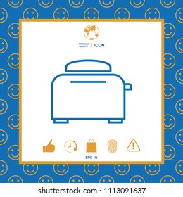 Toaster Oven linear icon