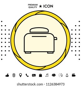 Toaster Oven linear icon