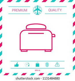 Toaster Oven linear icon