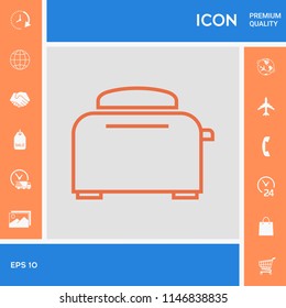 Toaster Oven linear icon