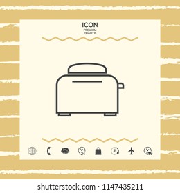 Toaster Oven linear icon
