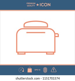 Toaster Oven linear icon