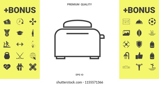 Toaster Oven linear icon