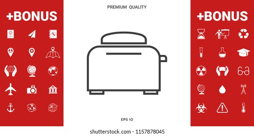 Toaster Oven linear icon