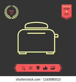Toaster Oven linear icon