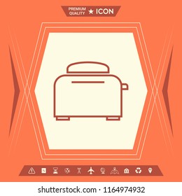 Toaster Oven linear icon